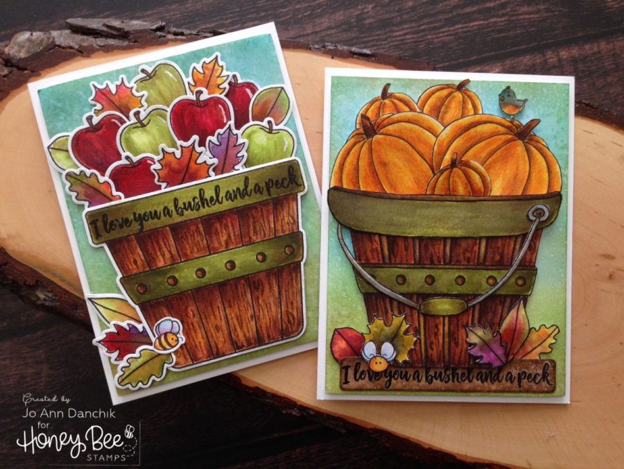 Creative Sundays with Jo Ann: Bushel and A Peck – One Stamp…Two Ways.