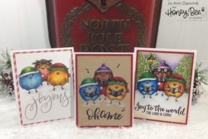 Creative Sundays with Jo Ann: Season’s Tweetings – Three Cards…Three Mediums