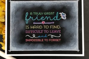 Creative Sundays With Jo Ann: Faux Chalkboard-Truly Great Friends