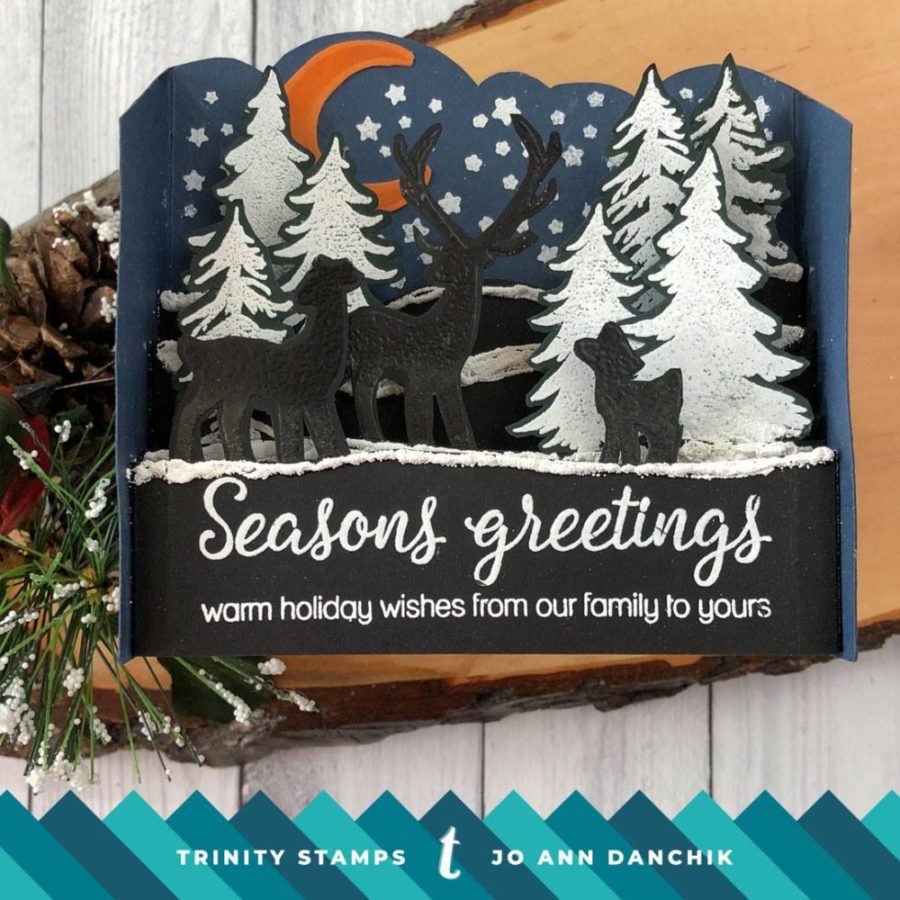 Midweek Creations With Jo Ann: Season’s Greetings Silhouettes