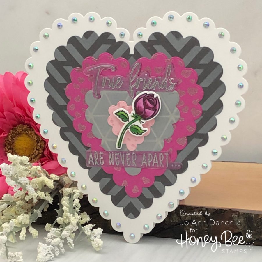 Creative Sundays With Jo Ann: Scalloped Heart Valentine