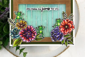 Midweek Creations With Jo Ann: Tropical Rainforest Shaker Card