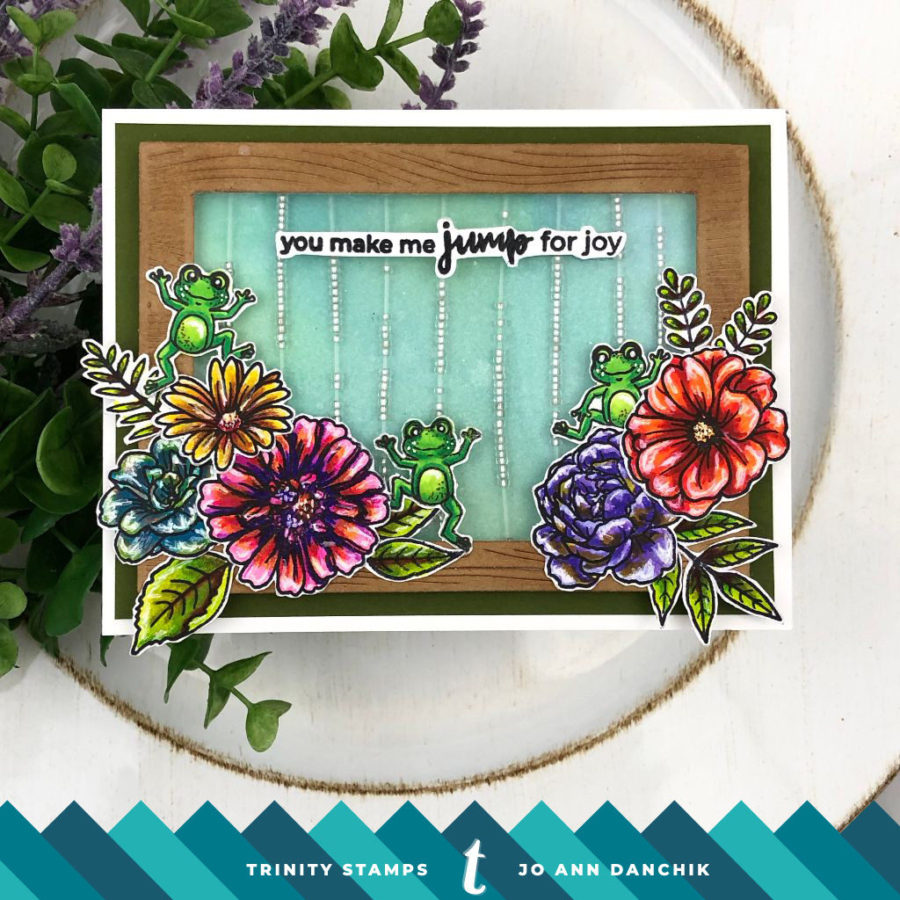 Midweek Creations With Jo Ann: Tropical Rainforest Shaker Card